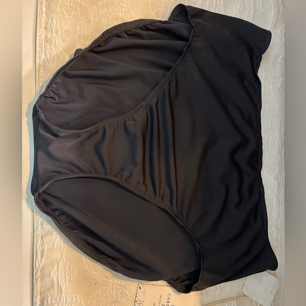 Black Swimsuit Bottom 20W Caribbean Joe